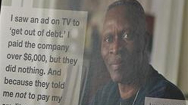 Lynda Baquero reports on the downside of paying a debt consolidation company to fix your family's finances.