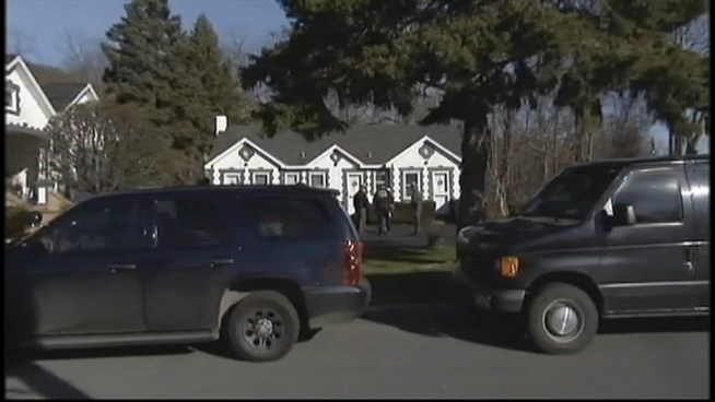 A New Jersey man sought in the slaying of his ex-wife fled with their two young daughters and hid out at an upstate New York motel while police in the two states launched a desperate search, which ended Friday when he was found dead inside his room from an apparent suicide.