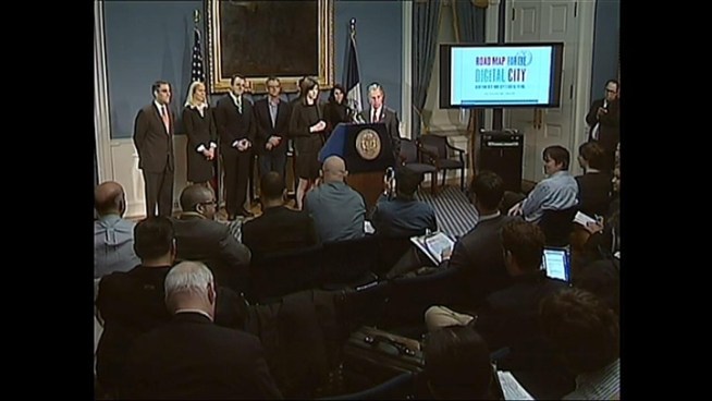 Mayor Bloomberg tells a reporter there 