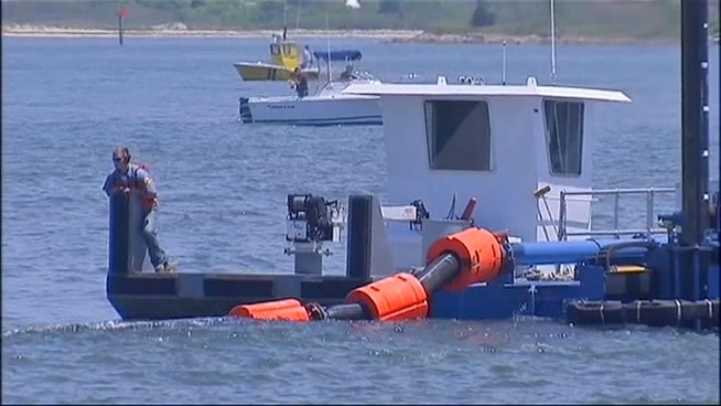 Point Lookout beach has battled a seaweed stench for some time.  But thanks to a new dredging project, residents will be able to enjoy the beach once again.