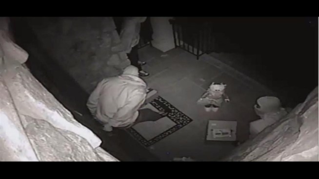 Police are searching for four people caught on surveillance camera breaking into a home on Sandy Hill Road in Chatham, N.J. Anyone with information is asked to contact 973-377-6928.