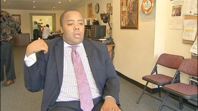State Assemblyman William Boyland Jr. recounted to NBC New York his experience of having his car window shattered by gunfire as he drove through Brooklyn. He says he panicked after hearing the shots, fearing his 7-year-old son had been hit. Pei-Sze Cheng reports.