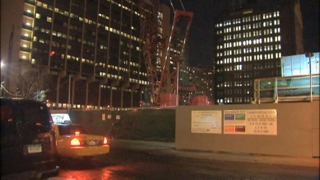 Students at an FIT dorm on Manhattan's West Side aren't getting much sleep now that a construction crew is working overnight right next door. Ida Siegal reports.