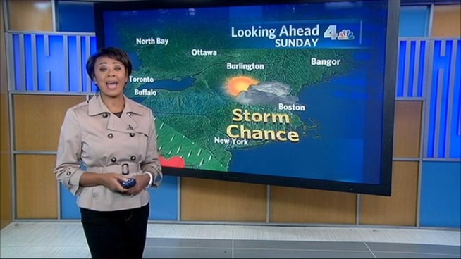 Flash flood warnings in effect for parts of the Tri-State area until later tonight.  Janice Huff predicts a major warm-up coming up after a few scattered showers over the weekend.  Look for temperatures to rise to upper 70s to low 80s for the coming week.
