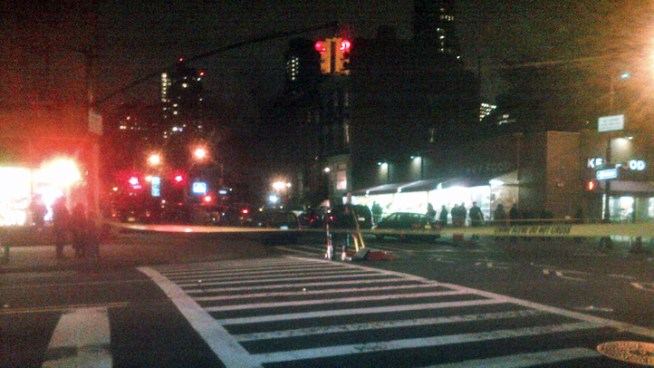 Police are investigating a deadly car crash in Cobble Hill, Brooklyn, where a driver jumped a curb and pinned a woman, killing her. Andrew Siff reports.