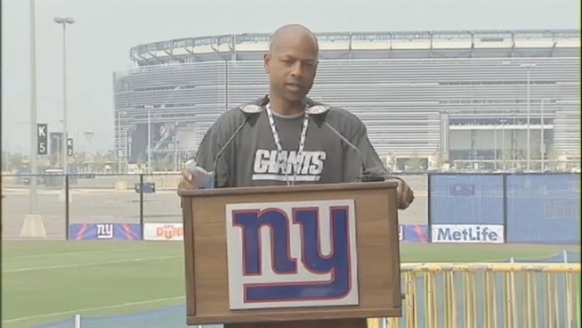 Osi Umenyiora began his hold out this afternoon when he failed to report for Giants training camp.  GM Jerry Reese sounded none to pleased that his All-Pro defensive end was missing in action.