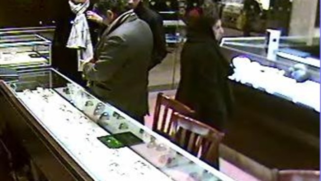 Wayne Police have released this surveillance video of suspects in the theft of four Rolex watches from Michael Anthony Jewelers in the Willowbrook Mall in New Jersey Saturday. Anyone with information is asked to contact Det. Antonucci at 973-633-3532.