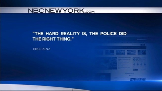 The family of a knife-wielding man shot and killed by police near Times Square Saturday, said they thought police should have handled the incident differently.