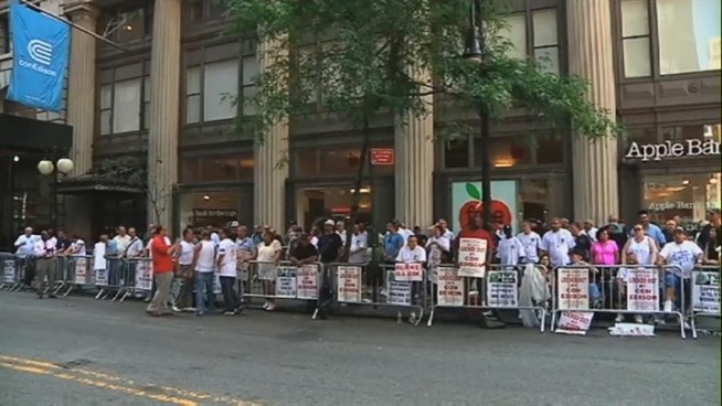 It's been five days since negotiations over a new contract broke down. As the company and 8,500 locked out workers head into the weekend, there's no agreement in sight. John Noel reports.