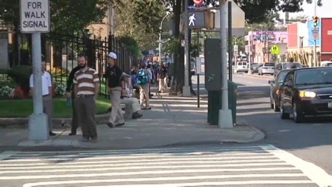 Police are searching for a man they say has been robbing people in the Bronx while threatening them with a hypodermic needle. John Noel has more.