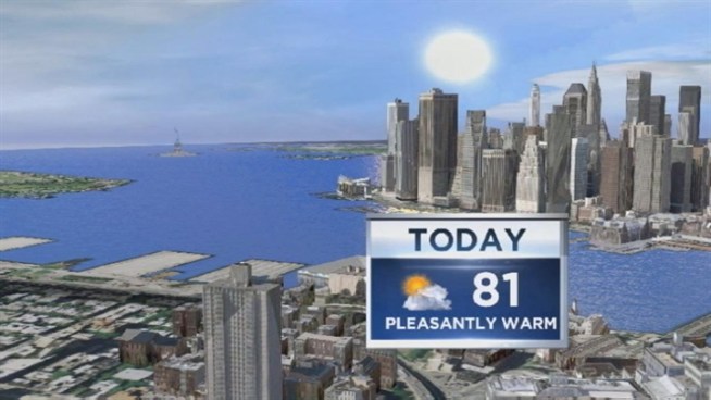 Raphael Miranda's noon forecast for Sunday, August 19.