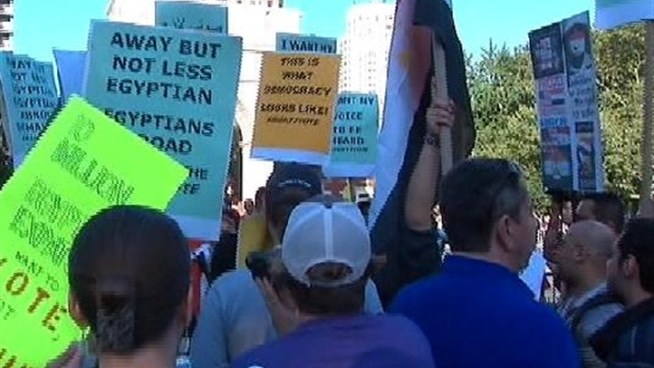 The protesters of <a title=