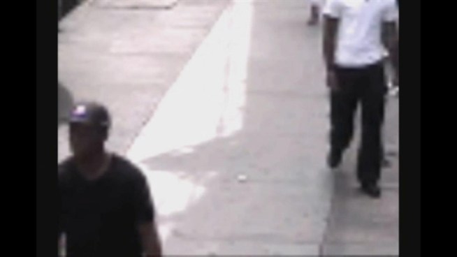 The NYPD is looking for the suspect seen in this video in connection with five robberies in the subway system.