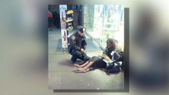 Jeffrey Hillman, the barefoot recipient of boots from an NYPD officer last month, has an apartment in the Bronx, News 4's I-Team first reported. Melissa Russo reports.