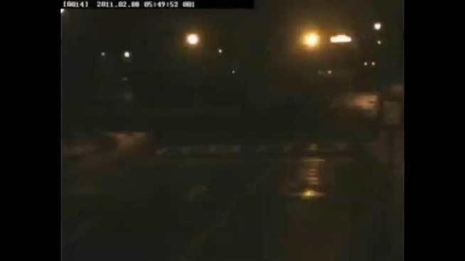 School buses and 18-wheelers run red lights in Suffolk County.