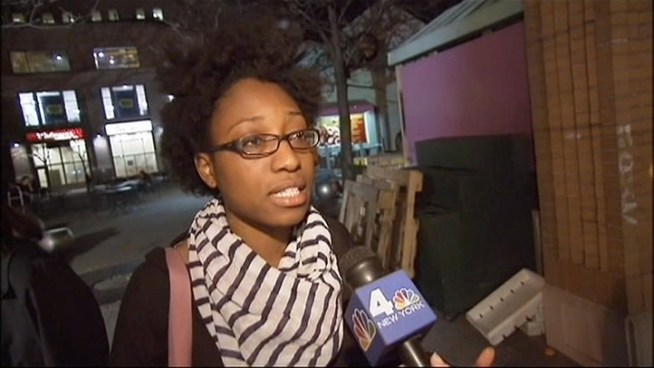 Fordham University students took to the streets Thursday night to protest recent bias incidents at the Rose Hill campus in the Bronx.  News 4's Ida Siegal reports.