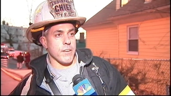 A fire in Yonkers gutted an apartment building.  Arson investigators believe it may have been started by kids. Andrew Siff reports.
