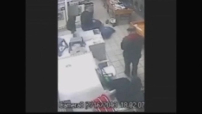 Police say they've arrested a suspect who attacked a man and his 6-year-old daughter inside a Bronx laundromat. Andrew Siff reports.