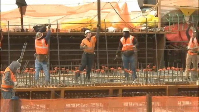 For nearly a decade, the space around the former twin towers has been off-limits to the public. That's set to change on Sept. 11, 2011. NBC New York got a rare look at the pedestrian plaza, where visitors will be able to sign up for tickets starting this summer.