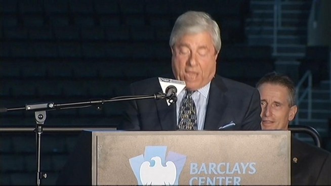 Officials have formally cut the ribbon and opened the arena that will house Brooklyn's first big-league sports team in decades.  News 4's Tracie Strahan was there.