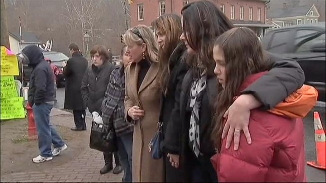 Most of Sunday's church services focused on deep spiritual questions as the community continues to deal with the loss of their neighbors. Tracie Strahan reports.