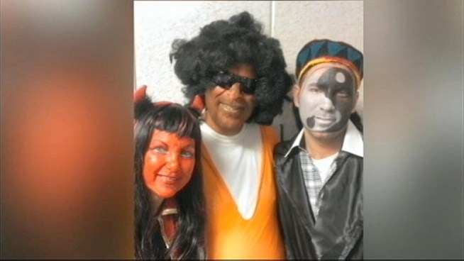 State Assemblyman Dov Hikind wore black face paint and an Afro wig to a costume party over the weekend, and said Monday that being offended by it is 