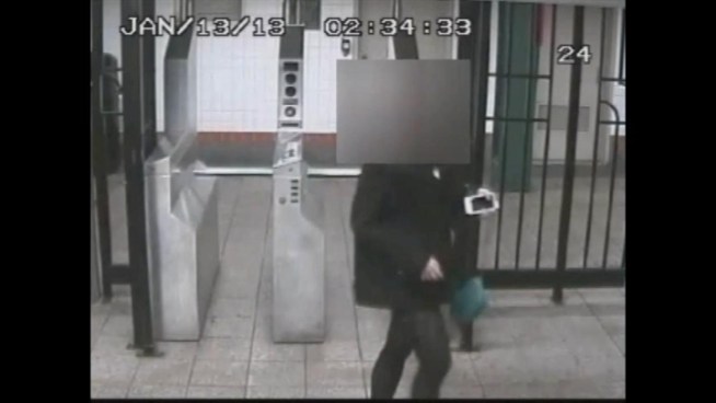 Police released this video of a suspect following a woman out of the Lorimer Street subway station on the L line, where he sexually assaulted her on the stairs before taking her cell phone.