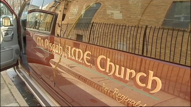 A church van taking children home from choir practice was hit by gunfire in New Jersey after a fight broke out down the block, church officials and authorities said. Brian Thompson reports.