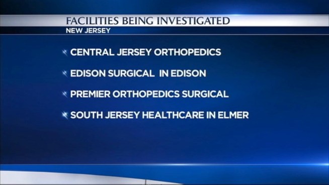 New Jersey officials have identified the six health care facilities that dispensed medication that has been associated with a deadly outbreak of fungal meningitis. Jonathan Vigliotti reports.