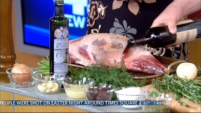 Chef Zapantis prepares Greek Orthodox Easter feast.