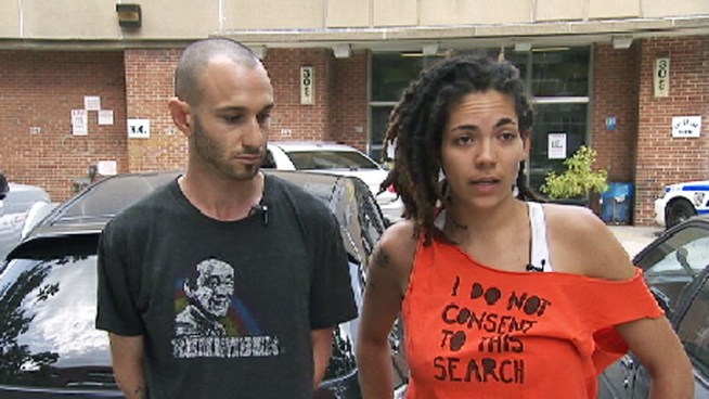 A Harlem couple who films police conducting stop-and-frisks says the NYPD has created a 