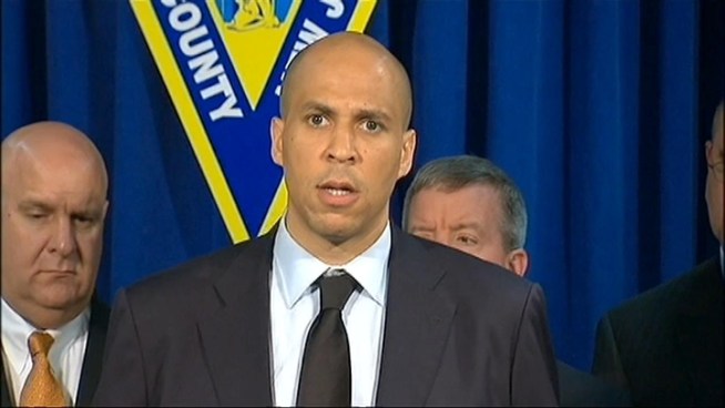 Mayor Booker calls the deadly shooting of an off-duty police officer a 