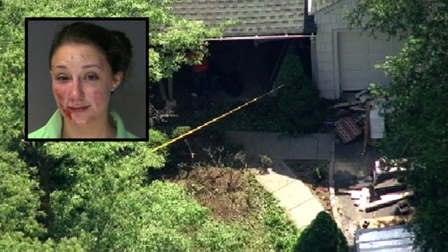 A Brooklyn woman faces DWI charges after police say she drove through a house on Long Island. Ida Siegal reports.
