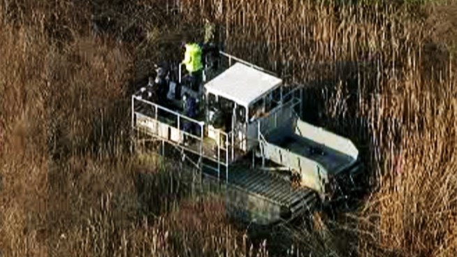 Check out this aerial footage of police and crime scene units scouring a massive marshland in Oak Beach for more clues in the disappearance of Shannan Gilbert.