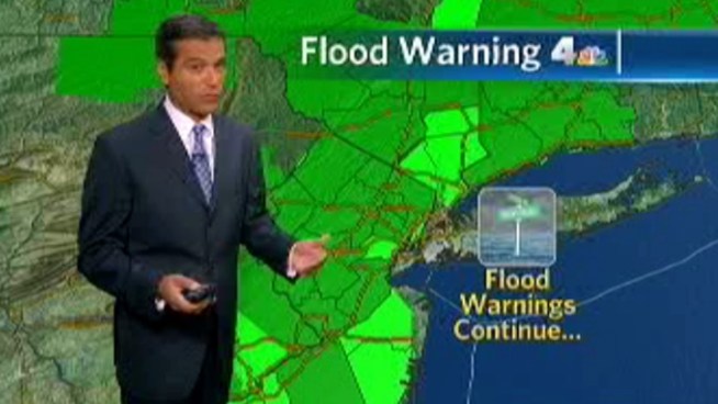 Meteorologist Chris Cimino brings you some good news with the seven-day forecast but also talks about the severe flooding concerns that will likely plague the tri-state, particularly New Jersey, throughout the week despite the sunshine.