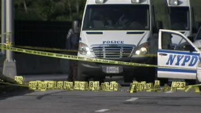 Police say a man shot his 13-year-old sister while she slept and then turned the gun on his mother at a housing project in Harlem early Tuesday. Roseanne Colletti reports.
