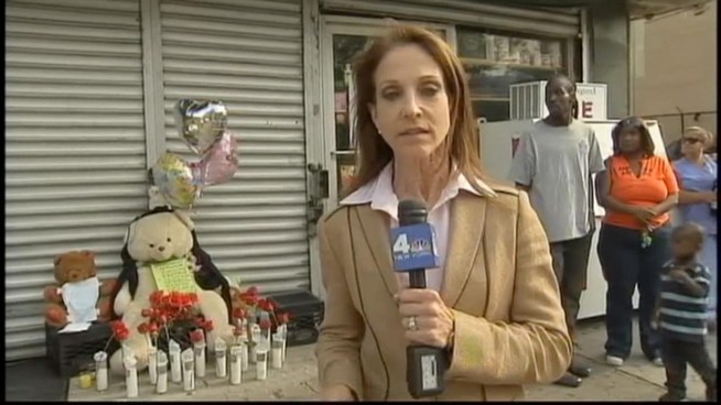 A 19 year-old father was killed in a botched robbery at his family's bodega in Newark, New Jersey.  Roseanne Colletti reports