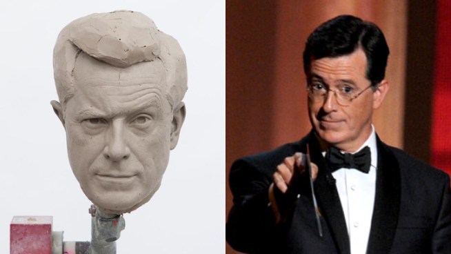 Stephen Colbert visited DC on Friday to see his wax alter ego at Madame Tussauds museum. News4's Tom Sherwood caught up with the Comedy Channel political humorist who now sits among presidents in Washington.