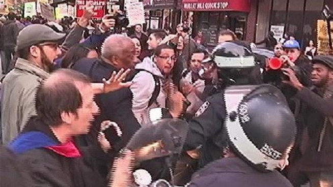 Hundreds of students protested Monday as the City University of New York's Board of Trustees voted to raise tuition by $300 annually for a 31 percent increase over four years.