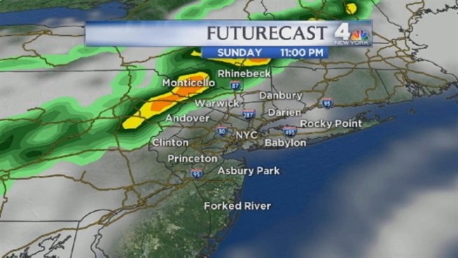Raphael Miranda's early morning forecast for Sunday, August 5.