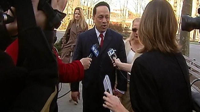 Former State Sen. Pedro Espada Jr. is on trial on embezzlement charges involving his health care clinics in a federal trial. Espada and his son have been accused of using state grants directed to the Soundview Health Center in the Bronx. John Noel reports. 