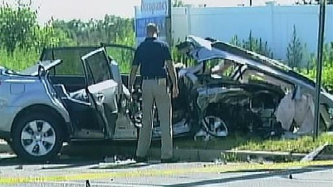 It took just eight minutes for a shoplifting case to turn into a death investigation. Police on Long Island are facing serious questions after the men they were pursuing slammed into another vehicle. Those men are alive, but an innocent person is dead. NBCNewYork?s Chris Glorioso reports.