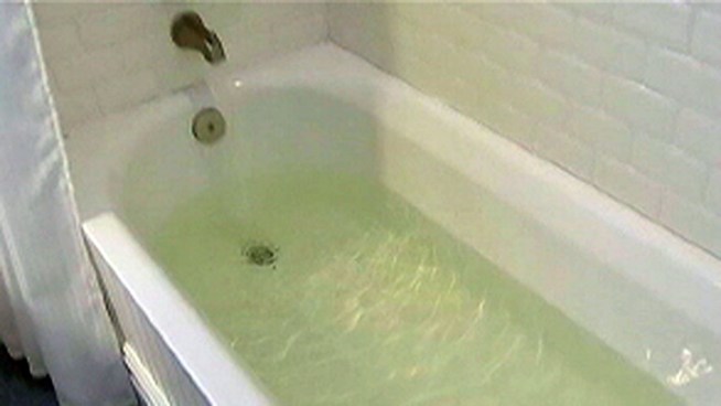 A New Jersey water company has discovered why water in part of its service area is green. An analysis attributes the odd hue to elevated levels of iron in the groundwater, although the utility says the levels are still safe. Brian Thompson reports.