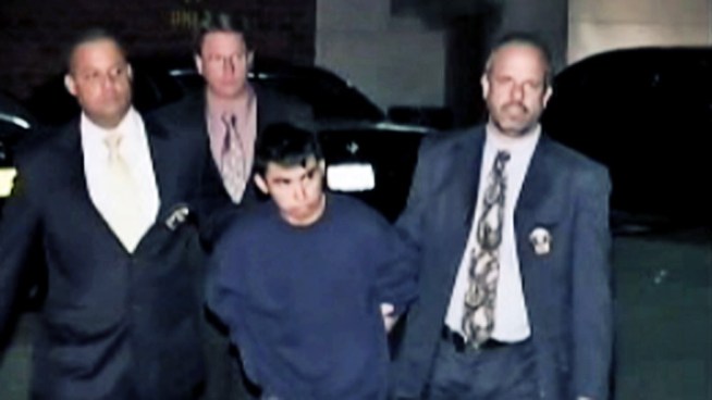 See this raw video of the 18-year-old groping suspect being walked from the precinct.