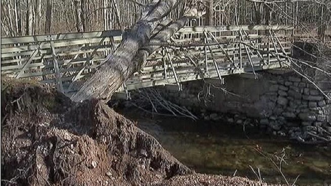 Christmas has been canceled at a popular national park that straddles the Delaware River in New Jersey and Pennsylvania because of damage from Hurricane Irene and Tropical Storm Lee.