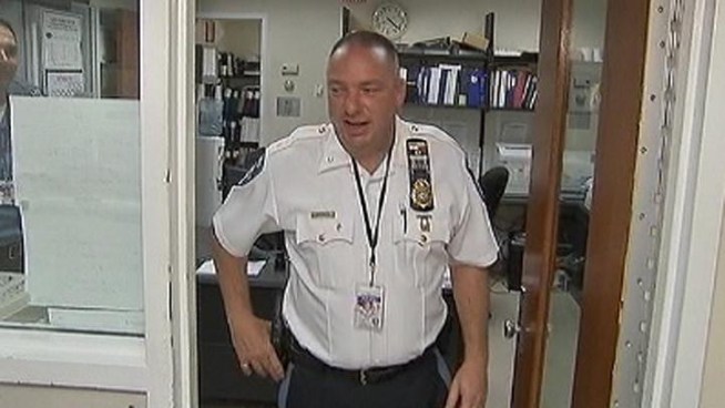 Lodi, N.J. Police Chief Vincent Caruso already knows he's in hot water with his wife: he had an officer write her a ticket when she double-parked in front of their son's school. Katy Tur reports.