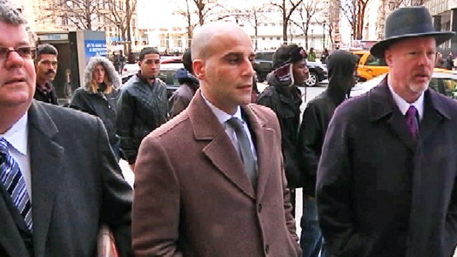 A New York City prosecutor accused of punching and choking an emergency medical technician as she tried to bring him to a hospital has pleaded guilty to lesser charges and was sentenced to 10 days of community service. Tracie Strahan reports.