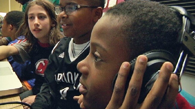 A modern-day music class in Brooklyn could be shaping the stars of the future. Tracie Strahan takes a look inside a unique classroom where students are making the grade, one beat at a time.