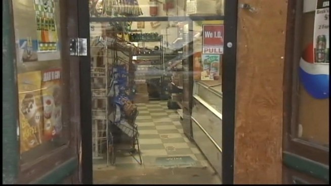 Two deli customers helped tackle and disarm a gunman trying to rob a Newburgh, N.Y. man outside the store on Tuesday evening, police said.  John Noel reports.