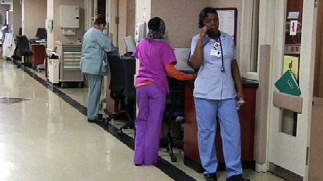 A local hospital network has implemented a controversial new rule requiring nurses to wear white uniforms, and nurses are unhappy about the requirement. Roseanne Colletti reports.
